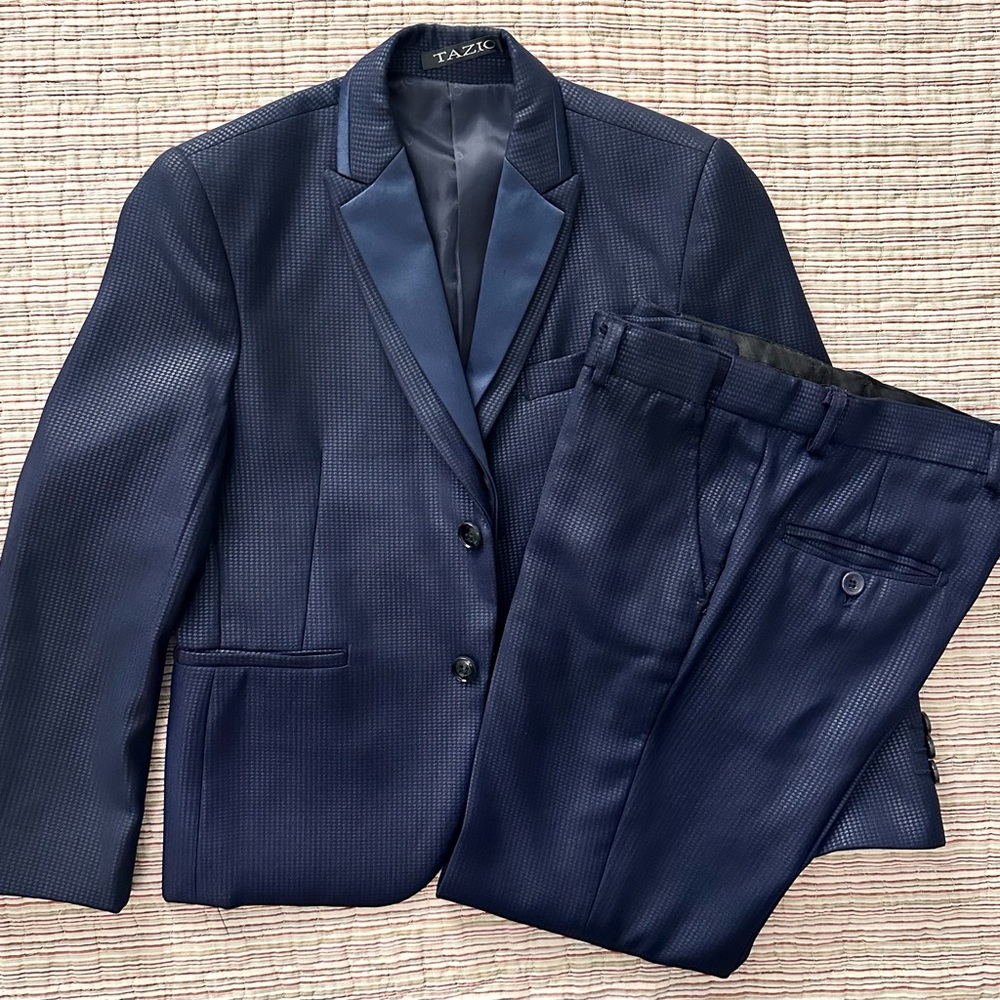 Kids Navy Suit Set